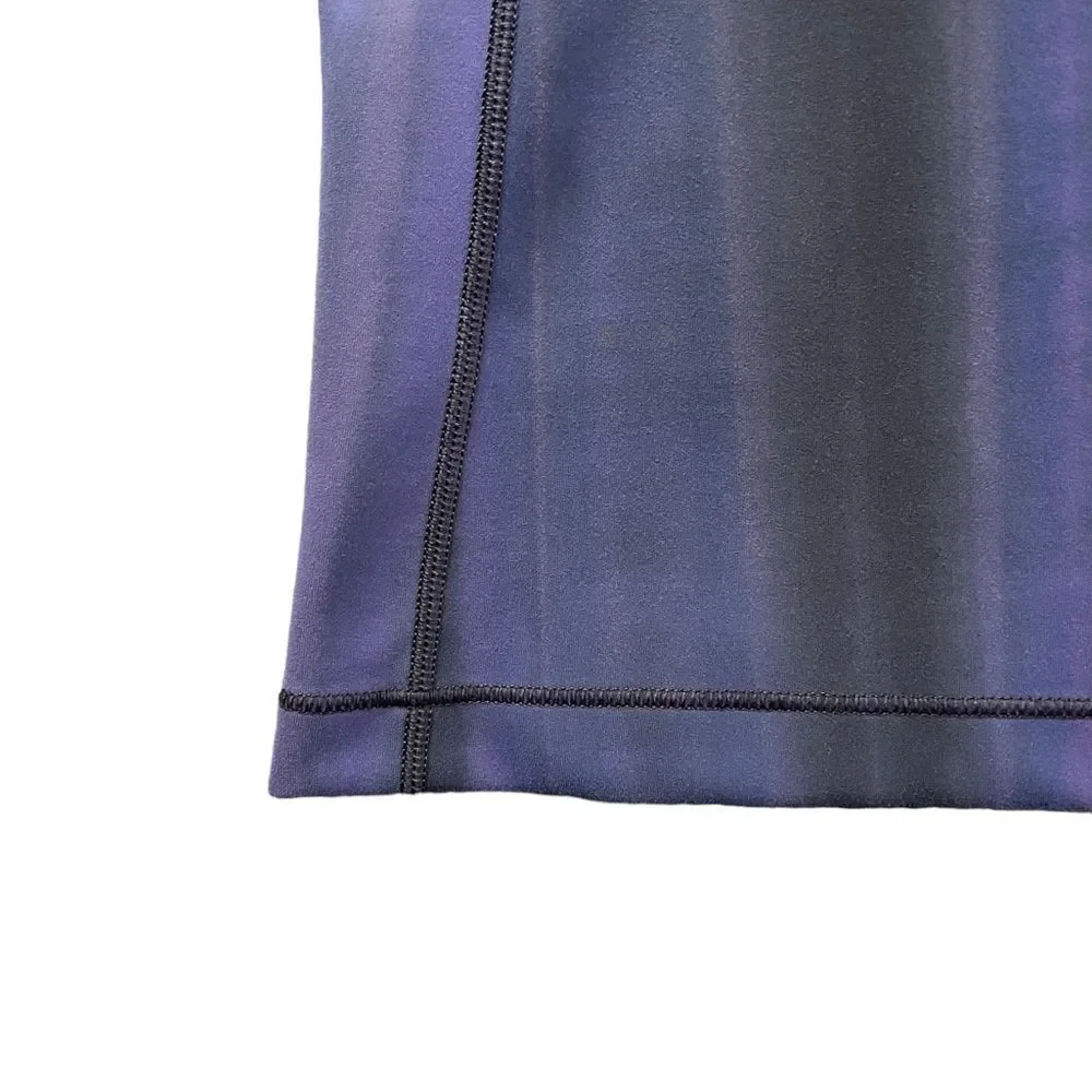 LULULEMON Free To Be Tank Everlux Black / Purple Size 4